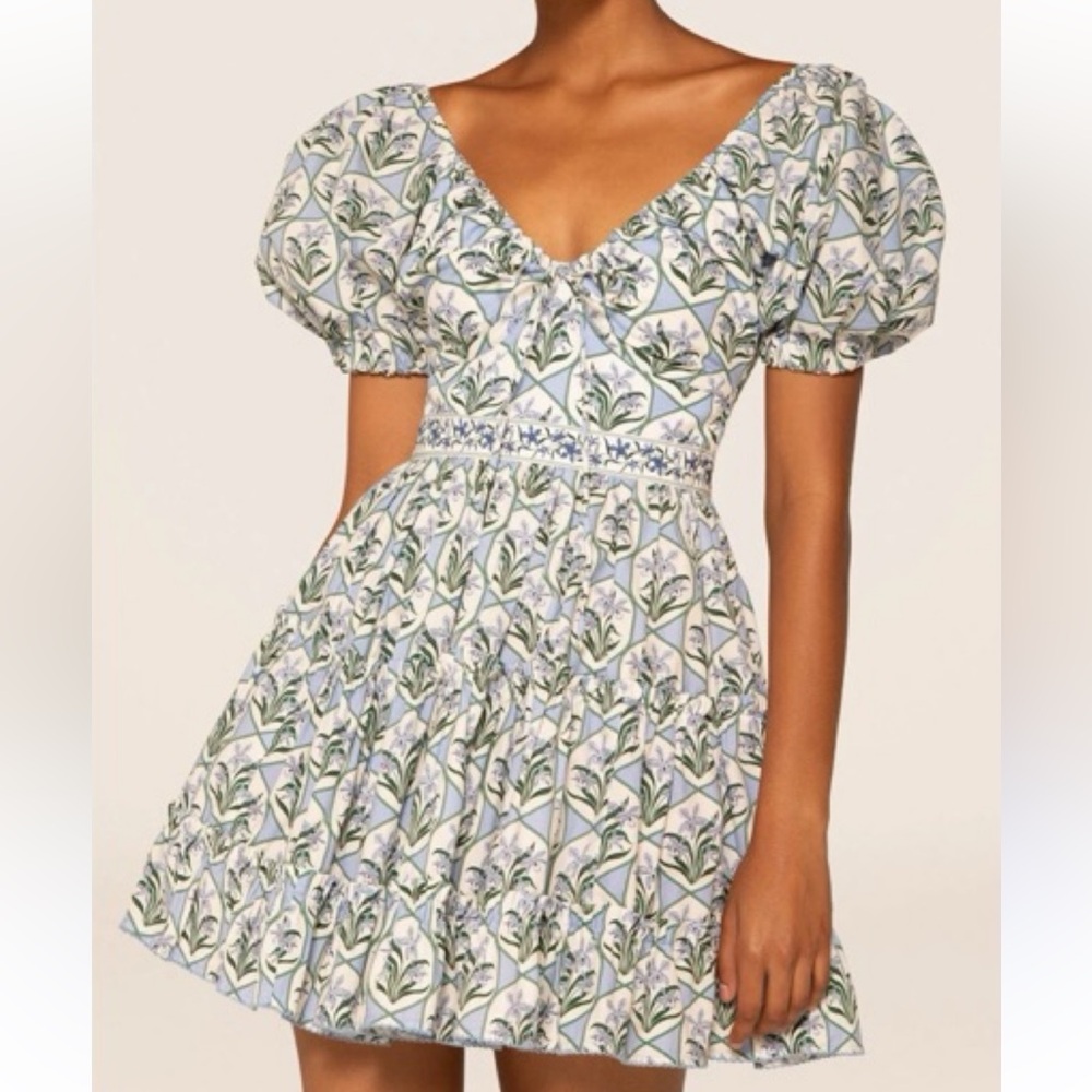 Agua By Agua Bendita Manzanilla Alegeria mini dress